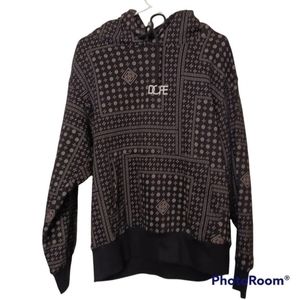 Dope black and white hoodie